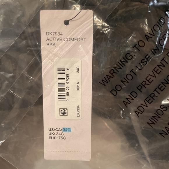 2 New DKNY Black Litewear Active Comfort Bras- 34C - Picture 2 of 2